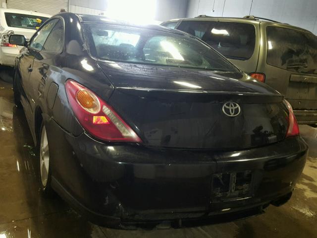 4T1CA38P14U019616 - 2004 TOYOTA CAMRY SOLA BLACK photo 3