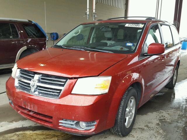 1D8HN54PX8B139465 - 2008 DODGE GRAND CARA RED photo 2