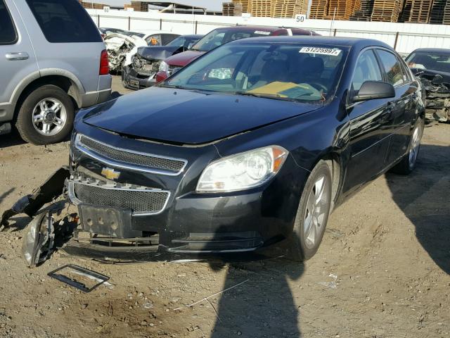 1G1ZB5E03CF227328 - 2012 CHEVROLET MALIBU LS შავი ფოტო 2