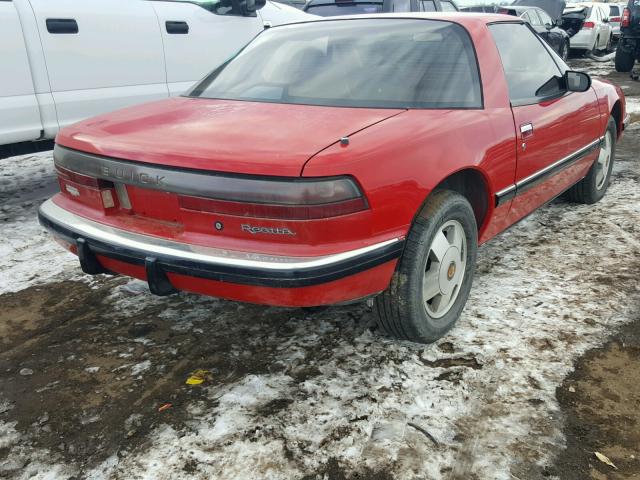 1G4EC11C4KB904397 - 1989 BUICK REATTA RED photo 4