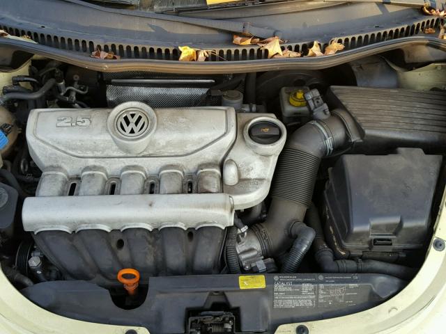 3VWSF31Y86M303821 - 2006 VOLKSWAGEN NEW BEETLE ყვითელი ფოტო 7