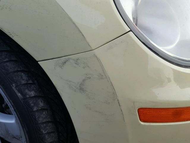 3VWSF31Y86M303821 - 2006 VOLKSWAGEN NEW BEETLE ყვითელი ფოტო 9