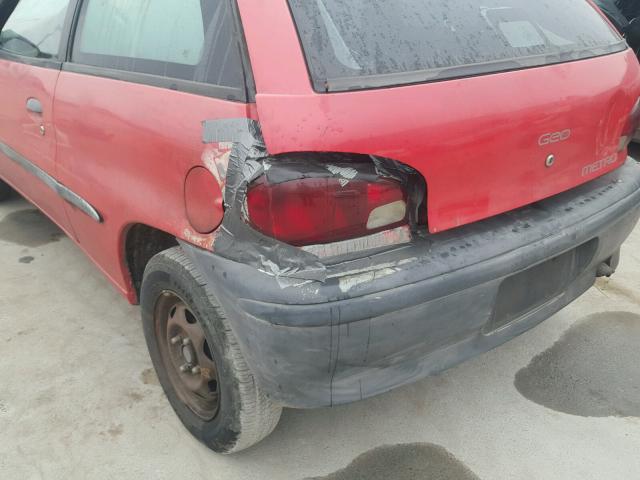 2C1MR2297S6734480 - 1995 GEO METRO BASE RED photo 10