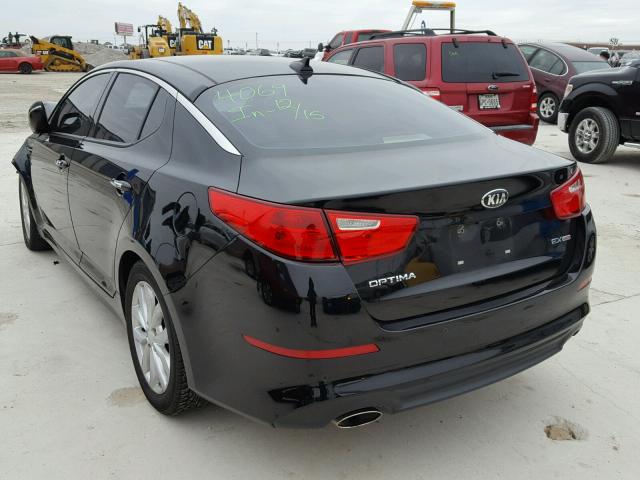 5XXGN4A79EG346816 - 2014 KIA OPTIMA EX BLACK photo 3