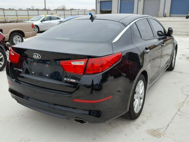 5XXGN4A79EG346816 - 2014 KIA OPTIMA EX BLACK photo 4