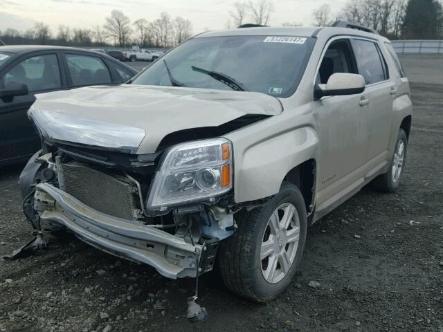 2GKFLWEK6E6356549 - 2014 GMC TERRAIN SL CREAM photo 2