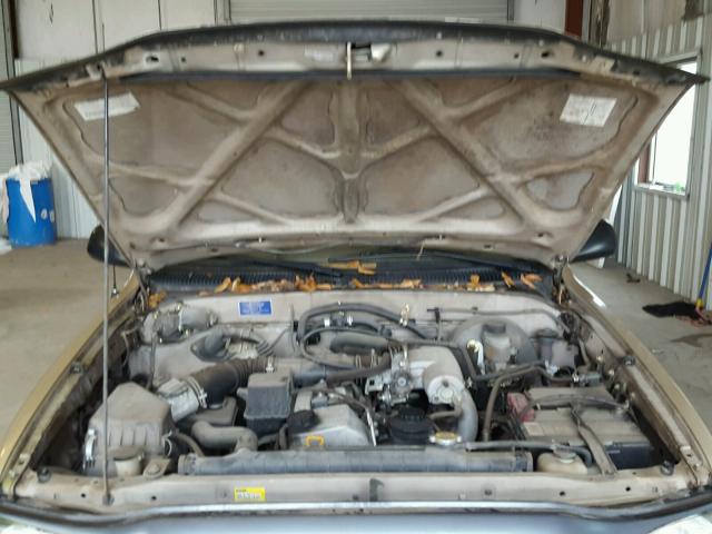 5TENL42NX2Z103409 - 2002 TOYOTA TACOMA GOLD photo 7