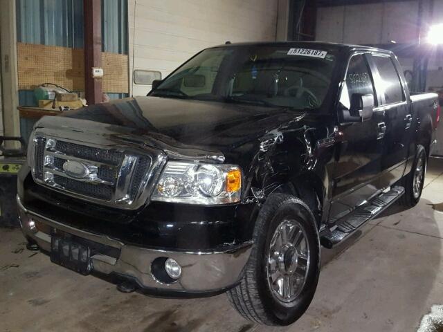 1FTPW14V28KF03036 - 2008 FORD F150 SUPER BLACK photo 2