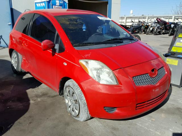 JTDJT923685211497 - 2008 TOYOTA YARIS RED photo 1