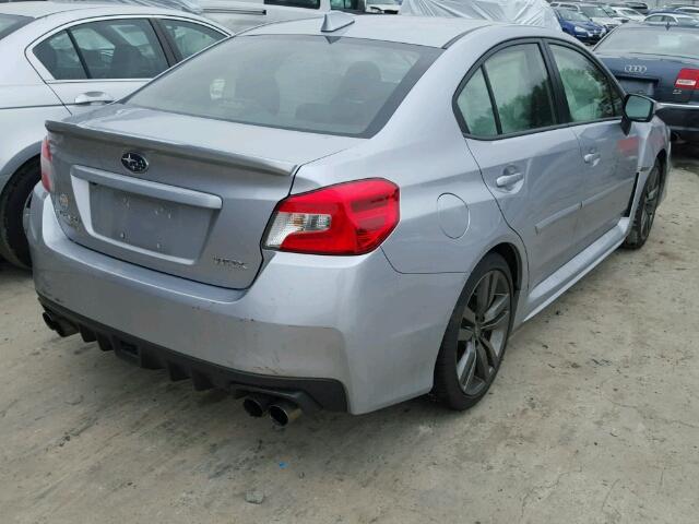 JF1VA1E63H8832120 - 2017 SUBARU WRX PREMIU SILVER photo 4