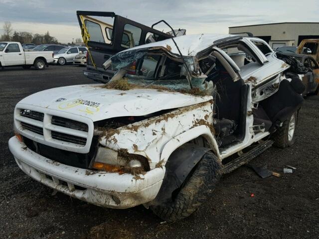 1B4HS28N51F539539 - 2001 DODGE DURANGO WHITE photo 2