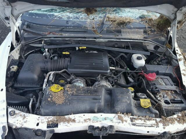 1B4HS28N51F539539 - 2001 DODGE DURANGO WHITE photo 7