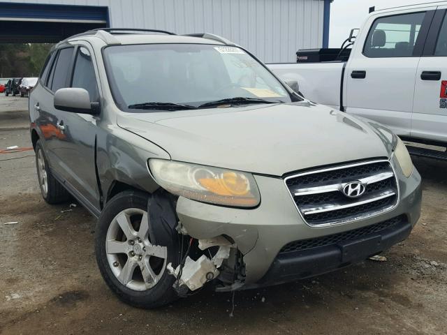 5NMSH13E17H015048 - 2007 HYUNDAI SANTA FE S GREEN photo 1