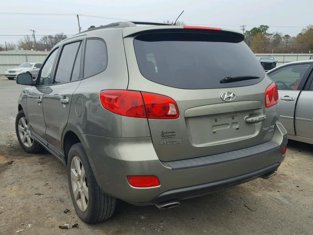 5NMSH13E17H015048 - 2007 HYUNDAI SANTA FE S GREEN photo 3