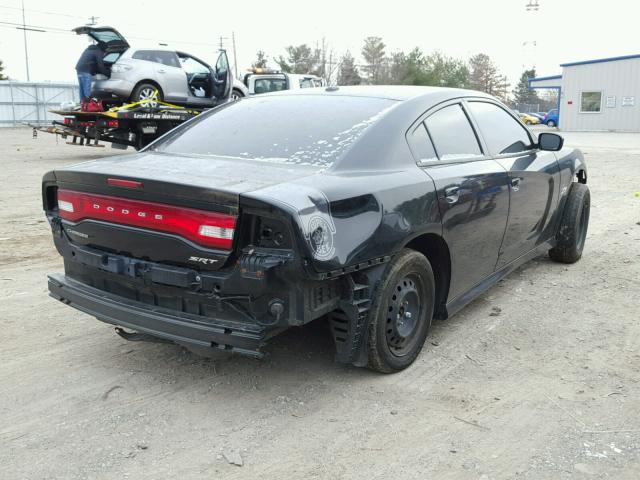 2C3CDXGJ9EH102882 - 2014 DODGE CHARGER SU BLACK photo 4