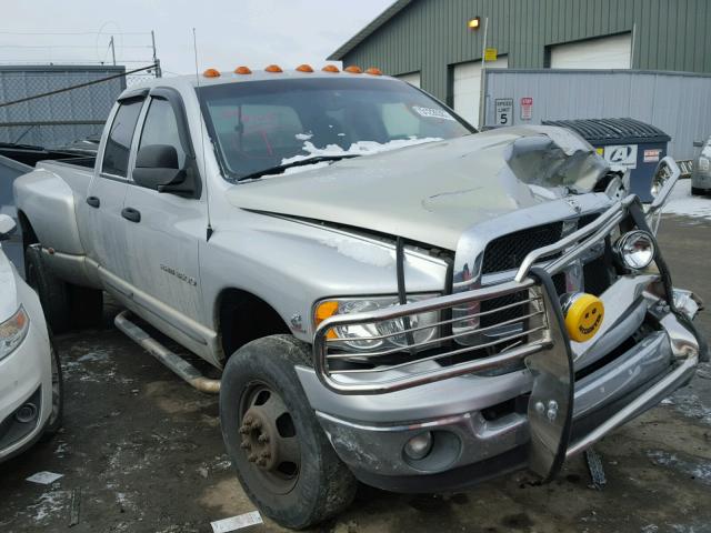 3D3MU48603G781292 - 2003 DODGE RAM 3500 S SILVER photo 1