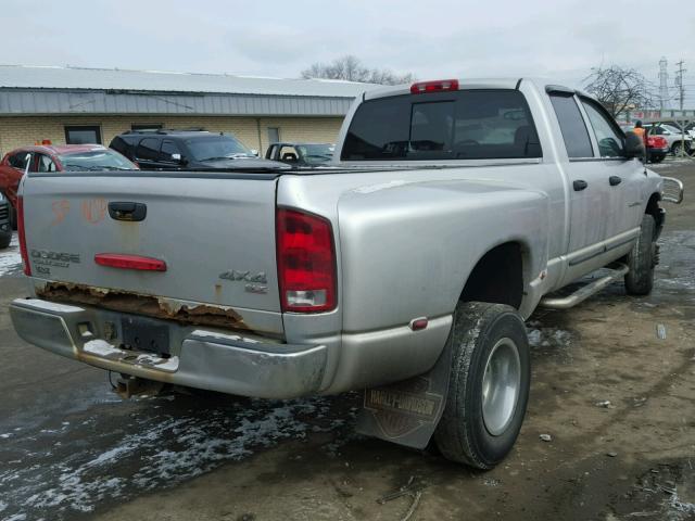 3D3MU48603G781292 - 2003 DODGE RAM 3500 S SILVER photo 4