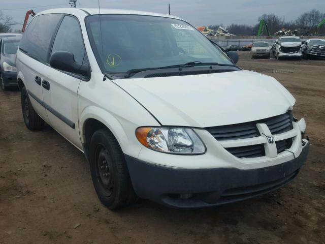 1D4GP21R57B205043 - 2007 DODGE CARAVAN C/ WHITE photo 1