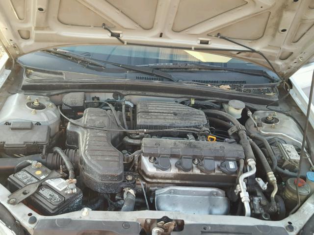 1HGES26792L074388 - 2002 HONDA CIVIC EX ვერცხლისფერი ფოტო 7