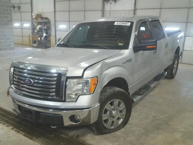 1FTFW1EV3AFA56239 - 2010 FORD F150 SUPER SILVER photo 2