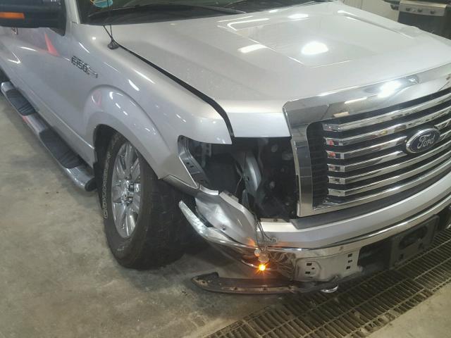 1FTFW1EV3AFA56239 - 2010 FORD F150 SUPER SILVER photo 9