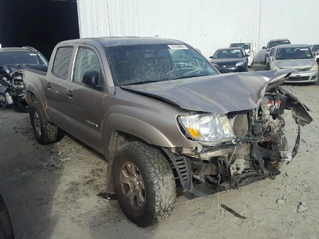 5TELU42N88Z566517 - 2008 TOYOTA TACOMA DOU BEIGE photo 1