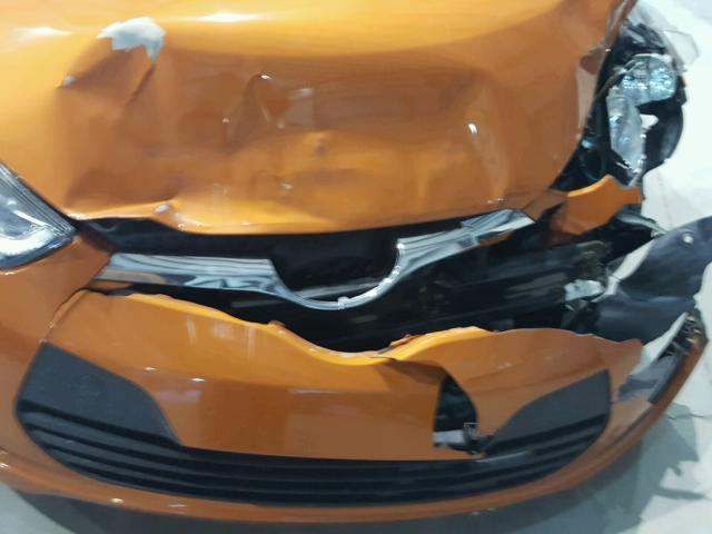 KMHTC6AD1FU236176 - 2015 HYUNDAI VELOSTER B ORANGE photo 9