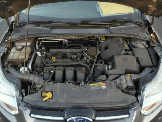 1FAHP3K22CL155141 - 2012 FORD FOCUS SE CHARCOAL photo 7