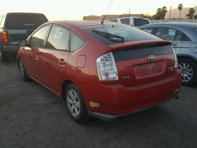 JTDKB20U067536738 - 2006 TOYOTA PRIUS RED photo 3