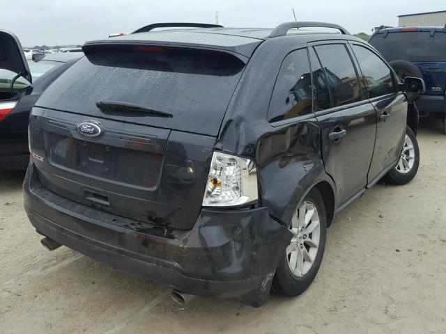 2FMDK3GC4DBE11088 - 2013 FORD EDGE SE BLACK photo 4