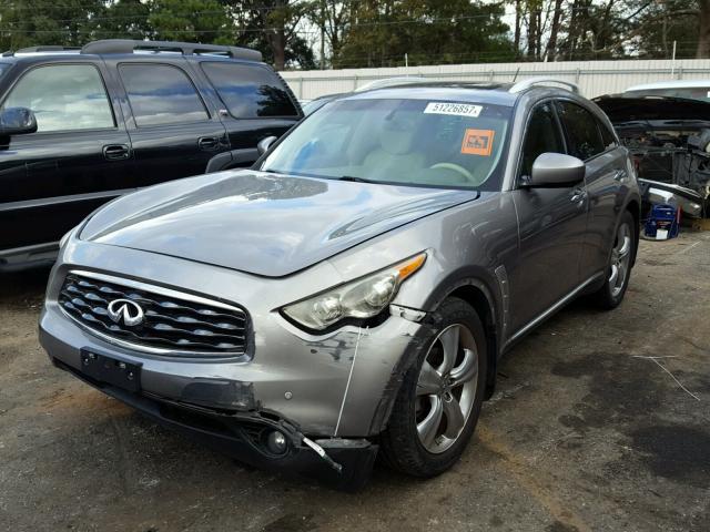 JNRAS18UX9M101838 - 2009 INFINITI FX35 GRAY photo 2