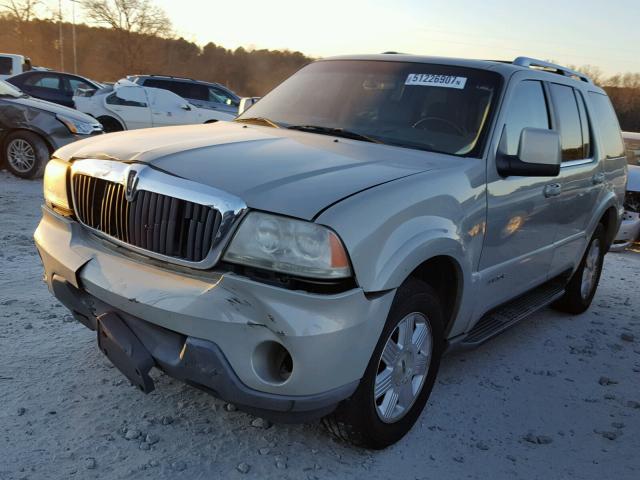 5LMEU78H33ZJ08974 - 2003 LINCOLN AVIATOR BEIGE photo 2