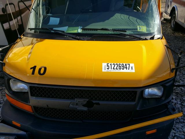 1GBJG31U861237359 - 2006 CHEVROLET EXPRESS G3 YELLOW photo 7