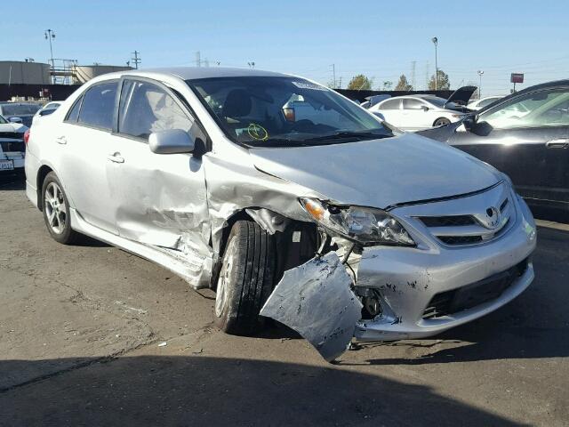 2T1BU4EE9BC618578 - 2011 TOYOTA COROLLA BA SILVER photo 1