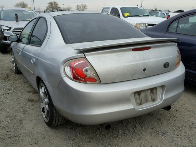 1P3ES46C1YD657886 - 2000 PLYMOUTH NEON BASE 银色 照片 3