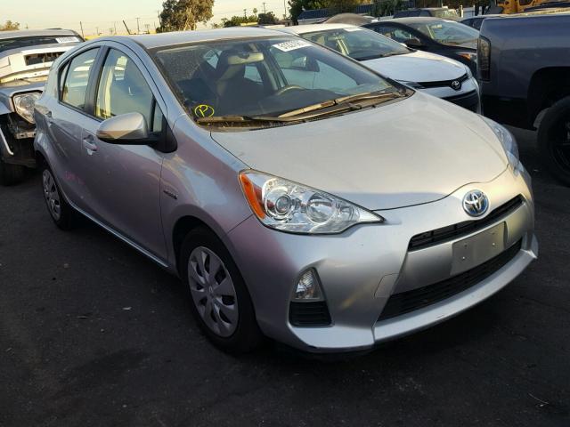 JTDKDTB30D1540356 - 2013 TOYOTA PRIUS C SILVER photo 1