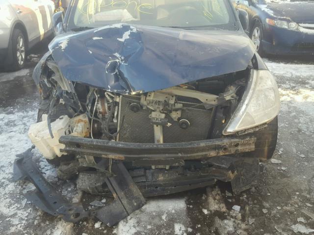 3N1BC11EX7L418551 - 2007 NISSAN VERSA S BLUE photo 9