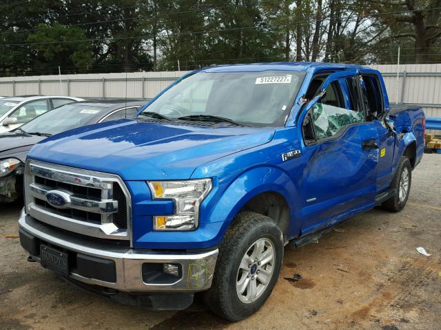 1FTEW1EP4GKE98475 - 2016 FORD F150 SUPER BLUE photo 2