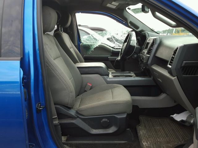 1FTEW1EP4GKE98475 - 2016 FORD F150 SUPER BLUE photo 5