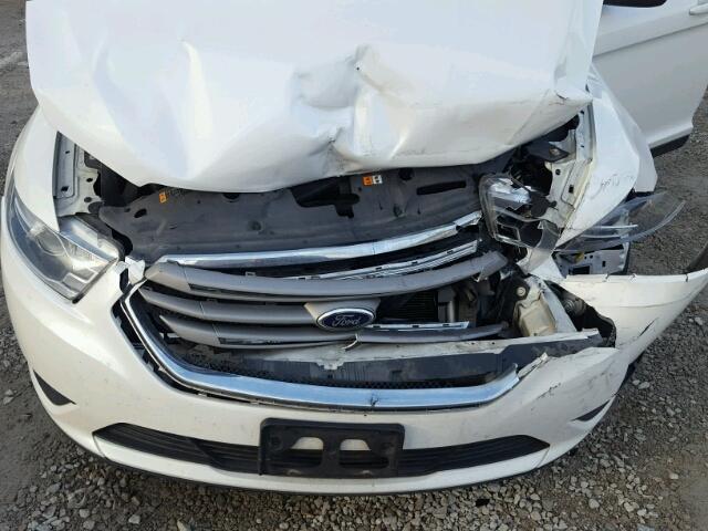 1FAHP2E83DG161843 - 2013 FORD TAURUS SEL WHITE photo 7