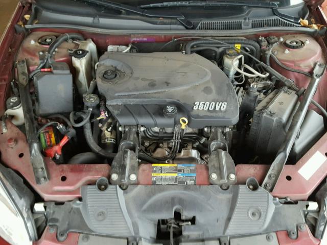 2G1WT58KX81377688 - 2008 CHEVROLET IMPALA LT RED photo 7