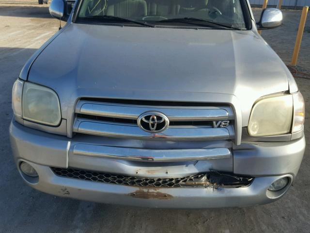 5TBET34155S481331 - 2005 TOYOTA TUNDRA DOU SILVER photo 7