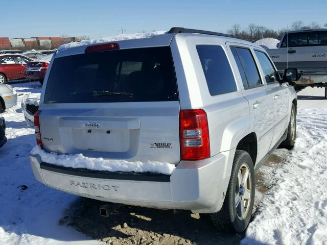 1J4NF1GBXAD623986 - 2010 JEEP PATRIOT SP SILVER photo 4