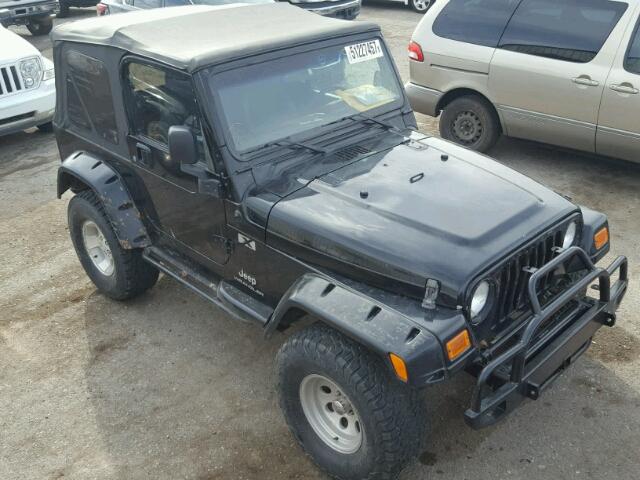 1J4FA39S36P750371 - 2006 JEEP WRANGLER X BLACK photo 1