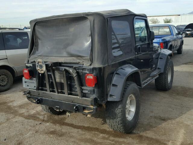 1J4FA39S36P750371 - 2006 JEEP WRANGLER X BLACK photo 4