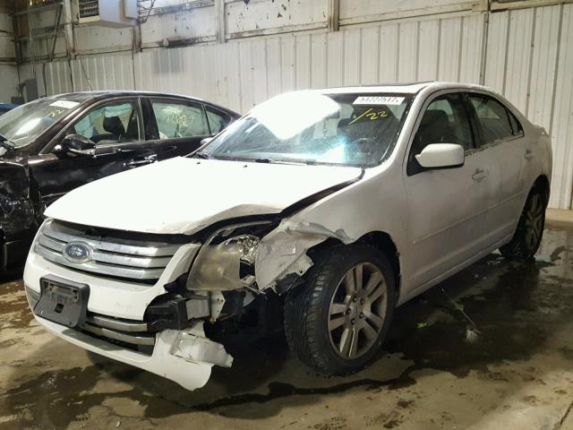 3FAFP08Z26R228699 - 2006 FORD FUSION SEL WHITE photo 2