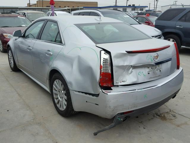 1G6DA5EG1A0128379 - 2010 CADILLAC CTS SILVER photo 3