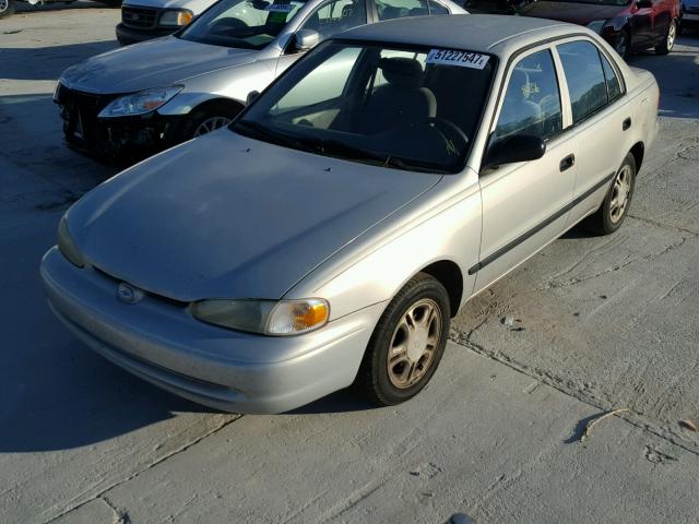 1Y1SK52872Z422859 - 2002 CHEVROLET GEO PRIZM 银色 照片 2