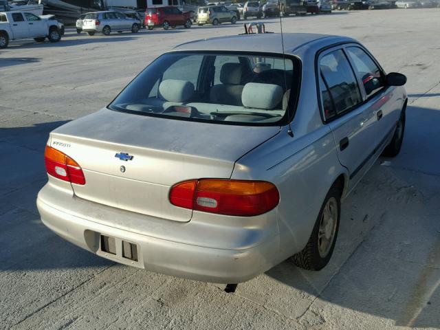 1Y1SK52872Z422859 - 2002 CHEVROLET GEO PRIZM 银色 照片 4
