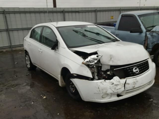 3N1AB61E38L730675 - 2008 NISSAN SENTRA 2.0 WHITE photo 1